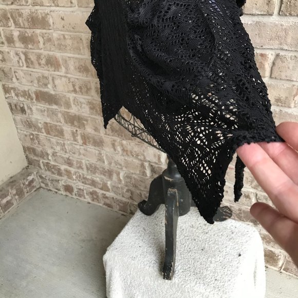 Paula Deen Swimsuit Cover Up Black Oversized XS - Picture 11 of 14